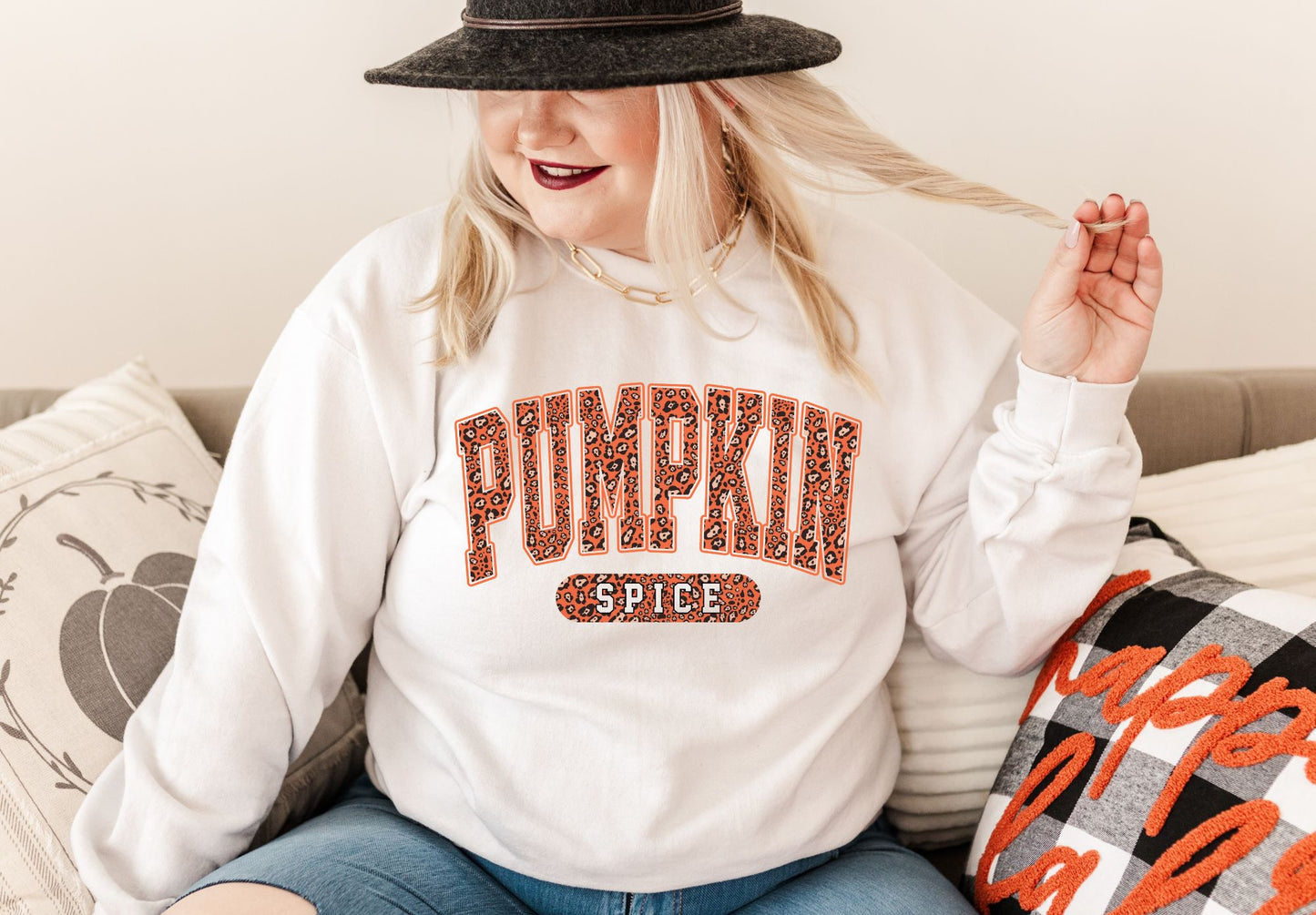 Pumpkin Spice Orange Leopard