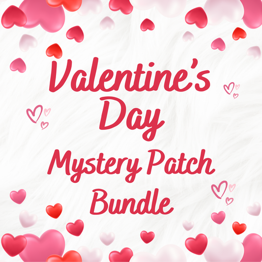 Valentine's Day Chenille/Sequin Patch Mystery Bundle