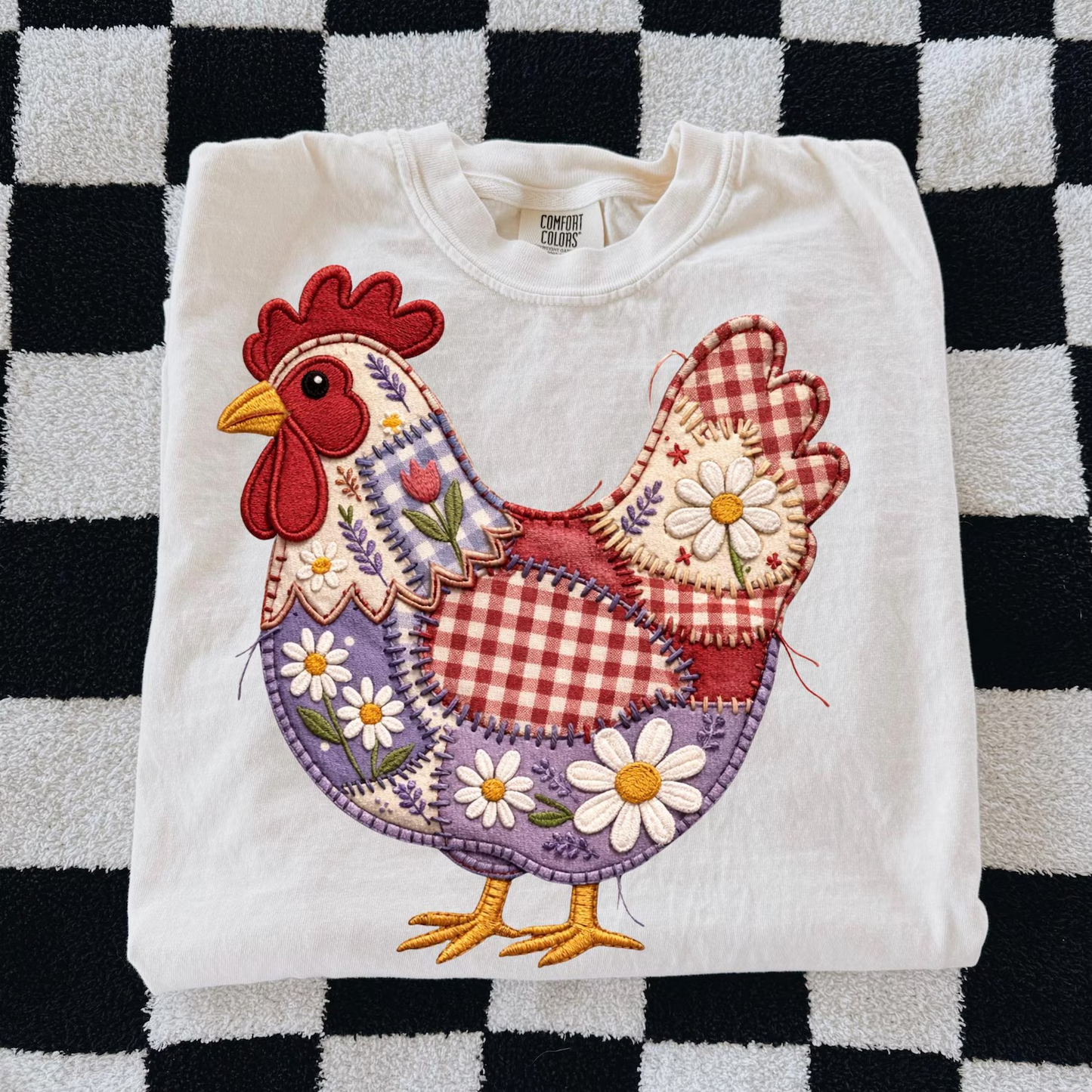 Vintage Patchwork Chicken