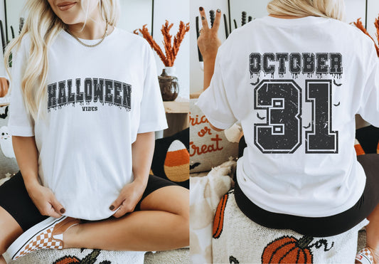 October 31st front and back