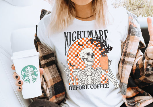 Nightmare Before Coffee orange