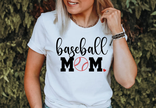 Baseball Mom (red)