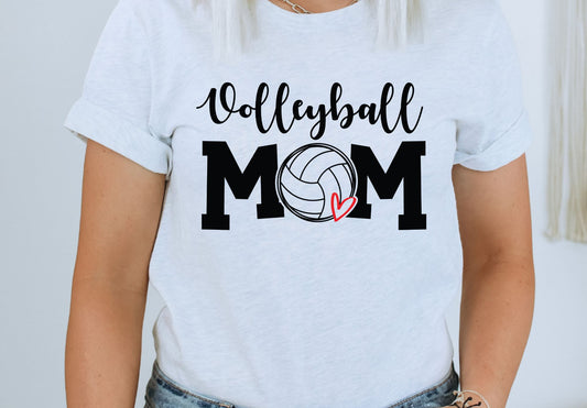 Volleyball Mom Heart