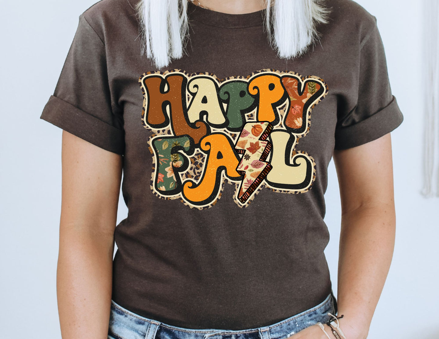 Happy Fall Retro Pumpkin DTF Transfer