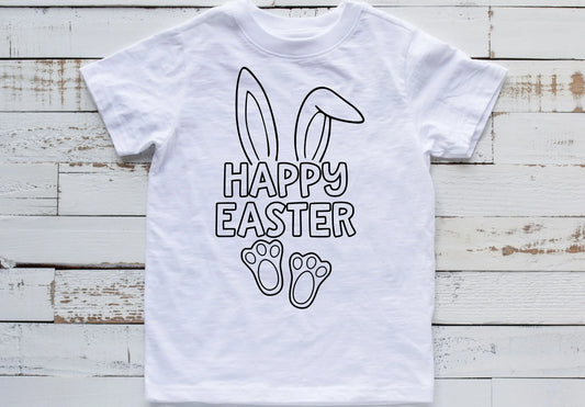 Happy Easter Color T-shirt (boy bunny)